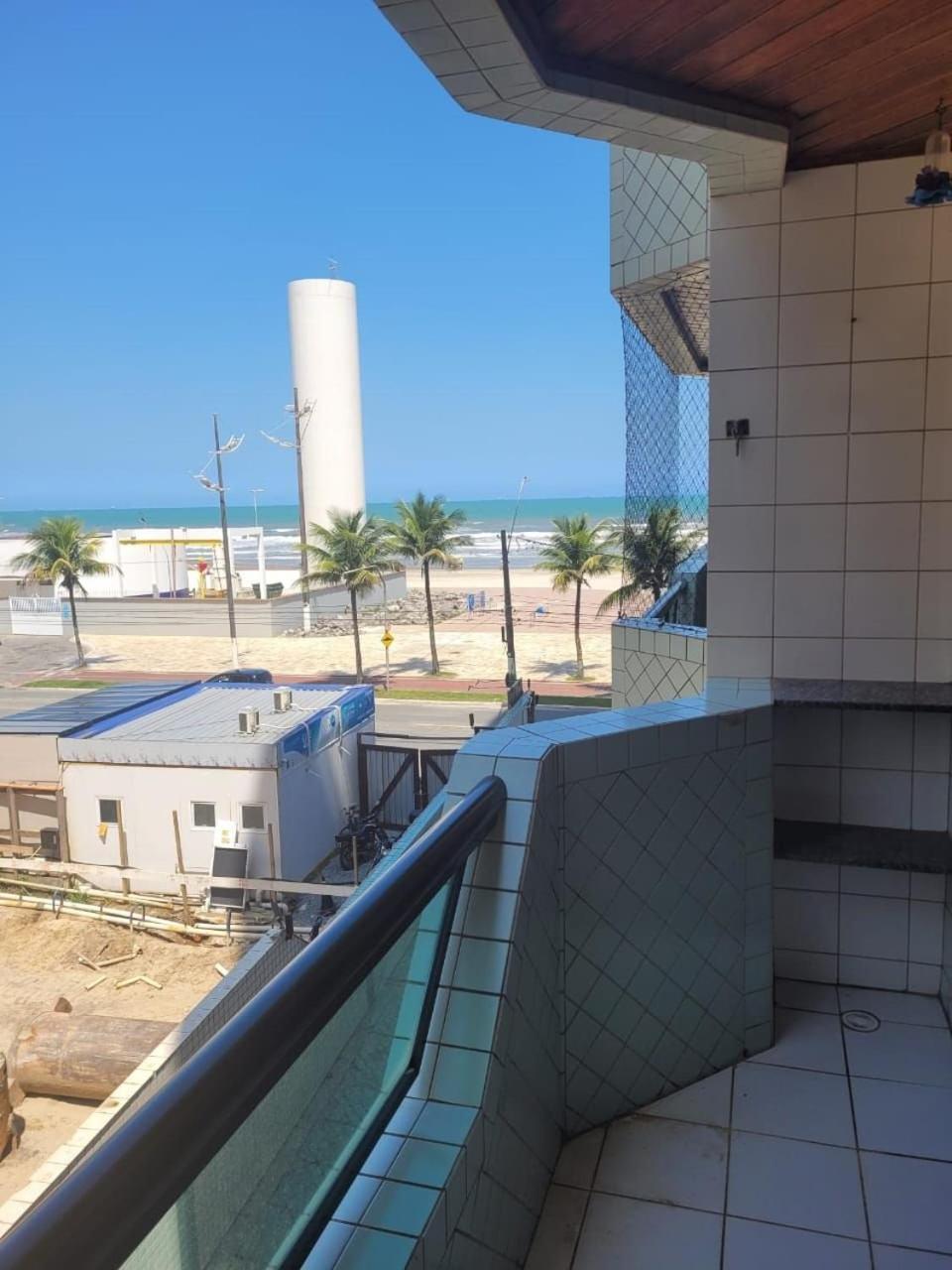 Frente Vista Mar Com Varanda Wi Fi 300Mbps E 10M Da Praia Da Tupi - Estacionamento Gratuito Прая Гранде Екстериор снимка