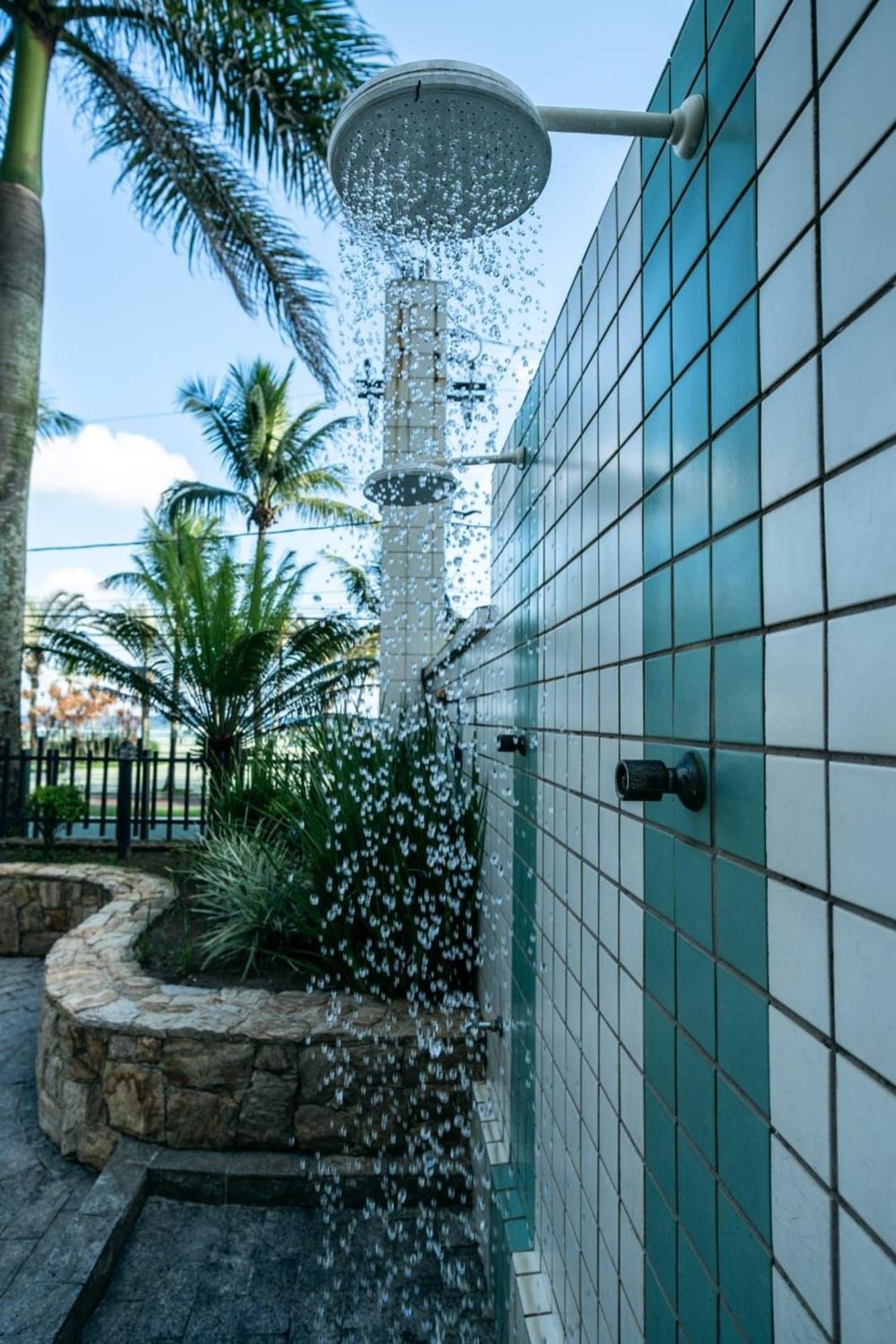 Frente Vista Mar Com Varanda Wi Fi 300Mbps E 10M Da Praia Da Tupi - Estacionamento Gratuito Прая Гранде Екстериор снимка